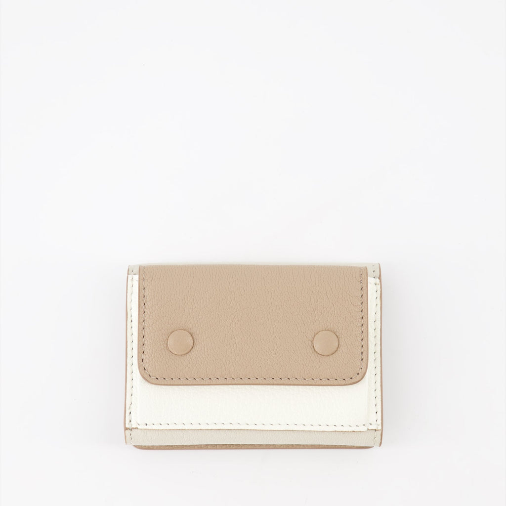 luxury wallet, Maison Margiela, bicolor wallet, Four Stitches wallet, premium leather wallet