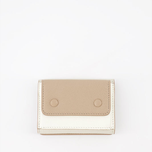 luxury wallet, Maison Margiela, bicolor wallet, Four Stitches wallet, premium leather wallet