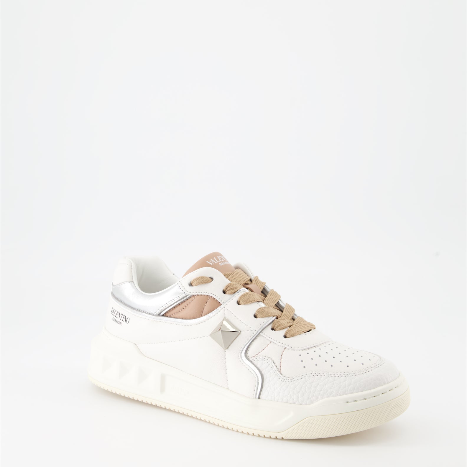 Valentino Garavani, One Stud Sneakers, luxury sneakers, bicolor sneakers, high-end footwear