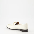 Valentino Garavani loafers, luxury leather loafers, white moccasins, VLogo shoes, designer footwear