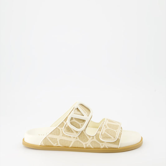 Valentino Garavani, VLogo Iconographe Sandals, luxury sandals, elegant footwear, designer sandals