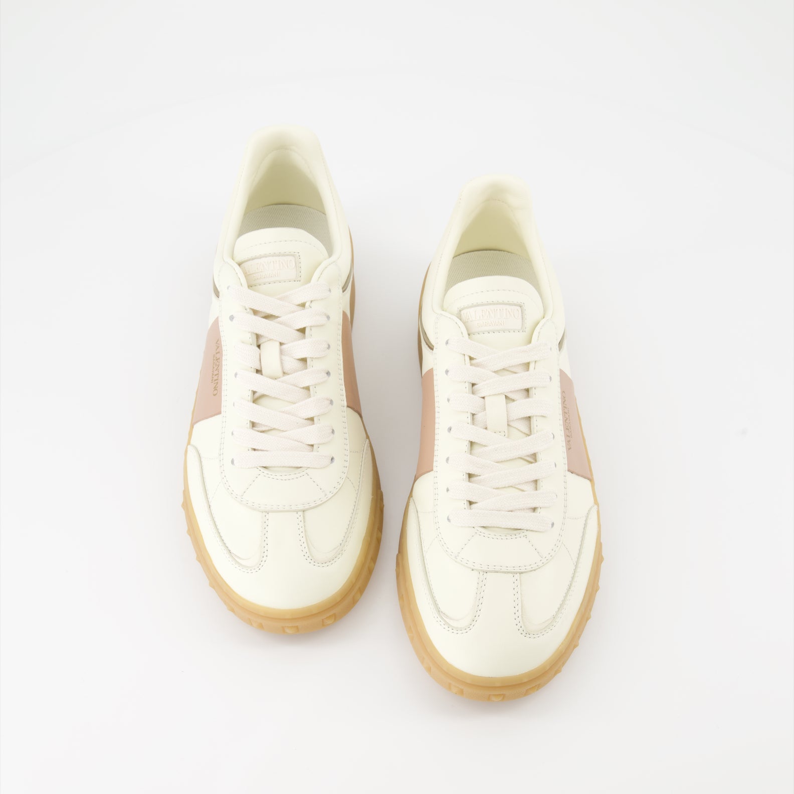 Valentino Garavani sneakers, leather sneakers, luxury footwear, women's sneakers, high-end shoes