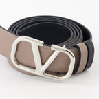 Valentino, reversible belt, VLogo, luxury accessories, leather belt