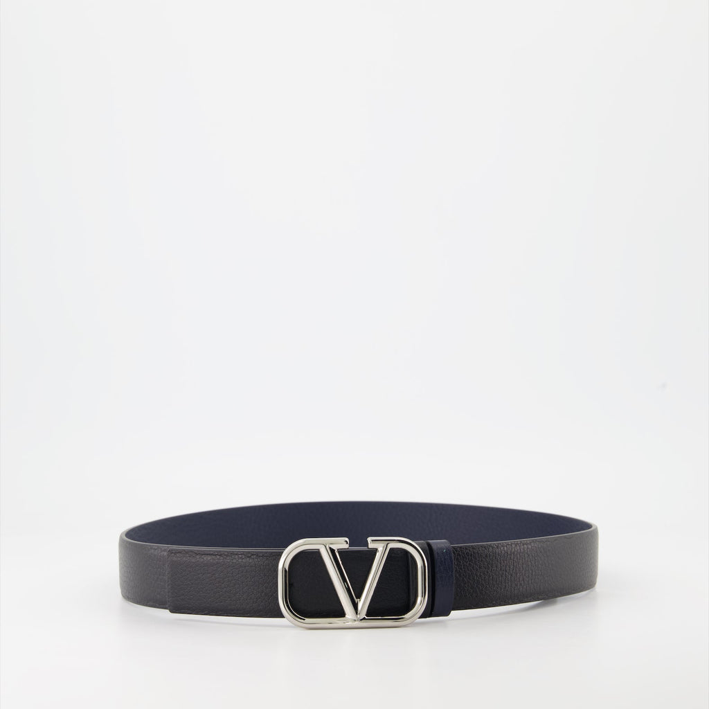 Reversible belt, Valentino Garavani, luxury accessories, VLogo belt, premium leather belt