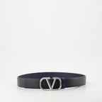 Reversible belt, Valentino Garavani, luxury accessories, VLogo belt, premium leather belt