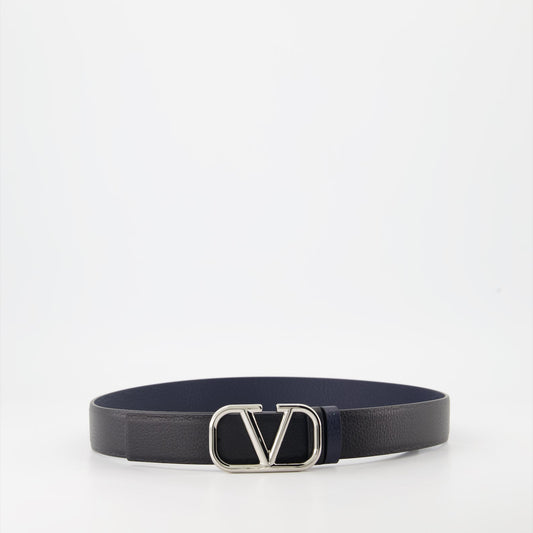 Reversible belt, Valentino Garavani, luxury accessories, VLogo belt, premium leather belt