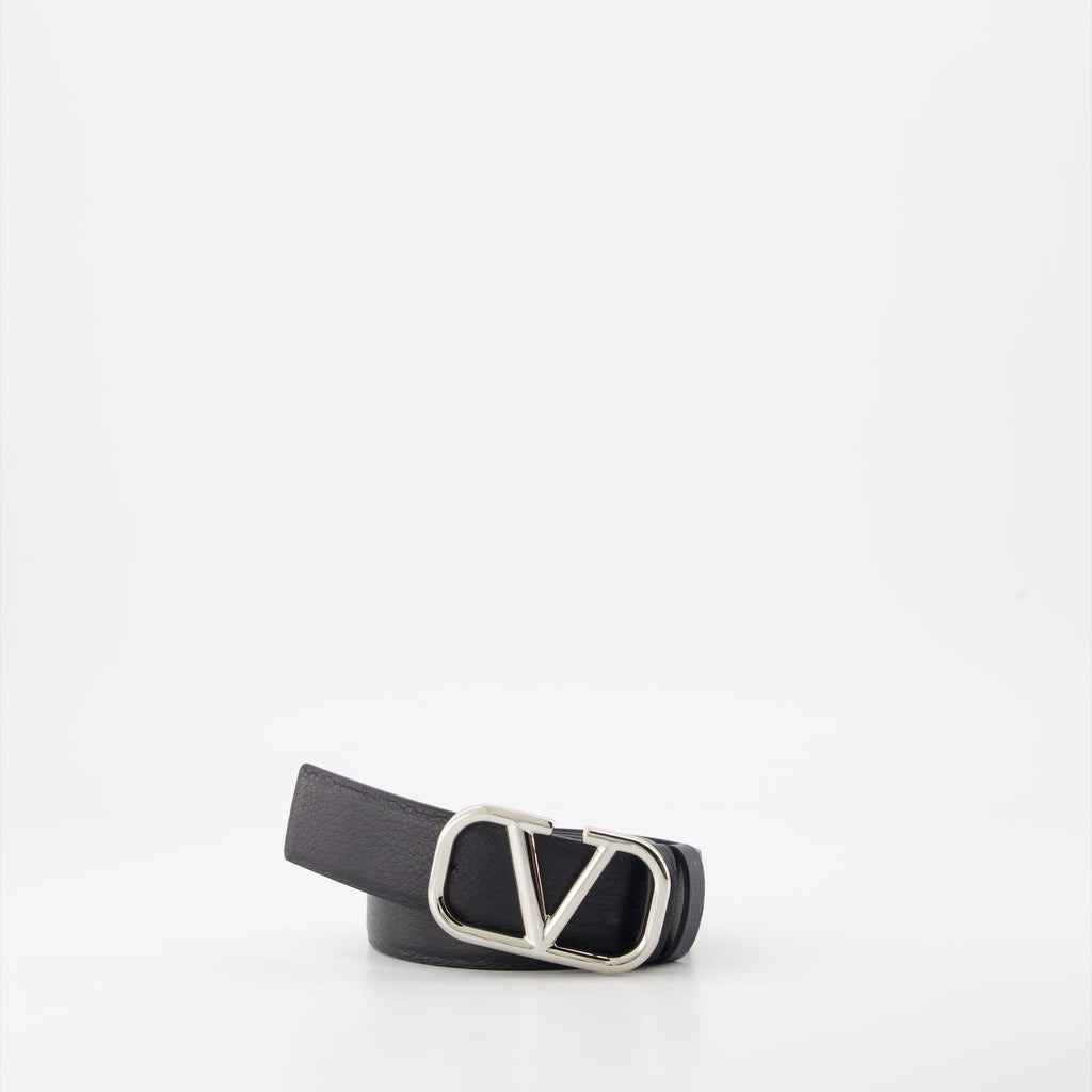 Reversible belt, Valentino Garavani, luxury accessories, VLogo belt, premium leather belt