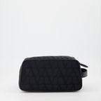 Valentino Garavani, VLogo Toiletry Bag, Luxury travel accessories, Monogrammed canvas, High-end grooming bag