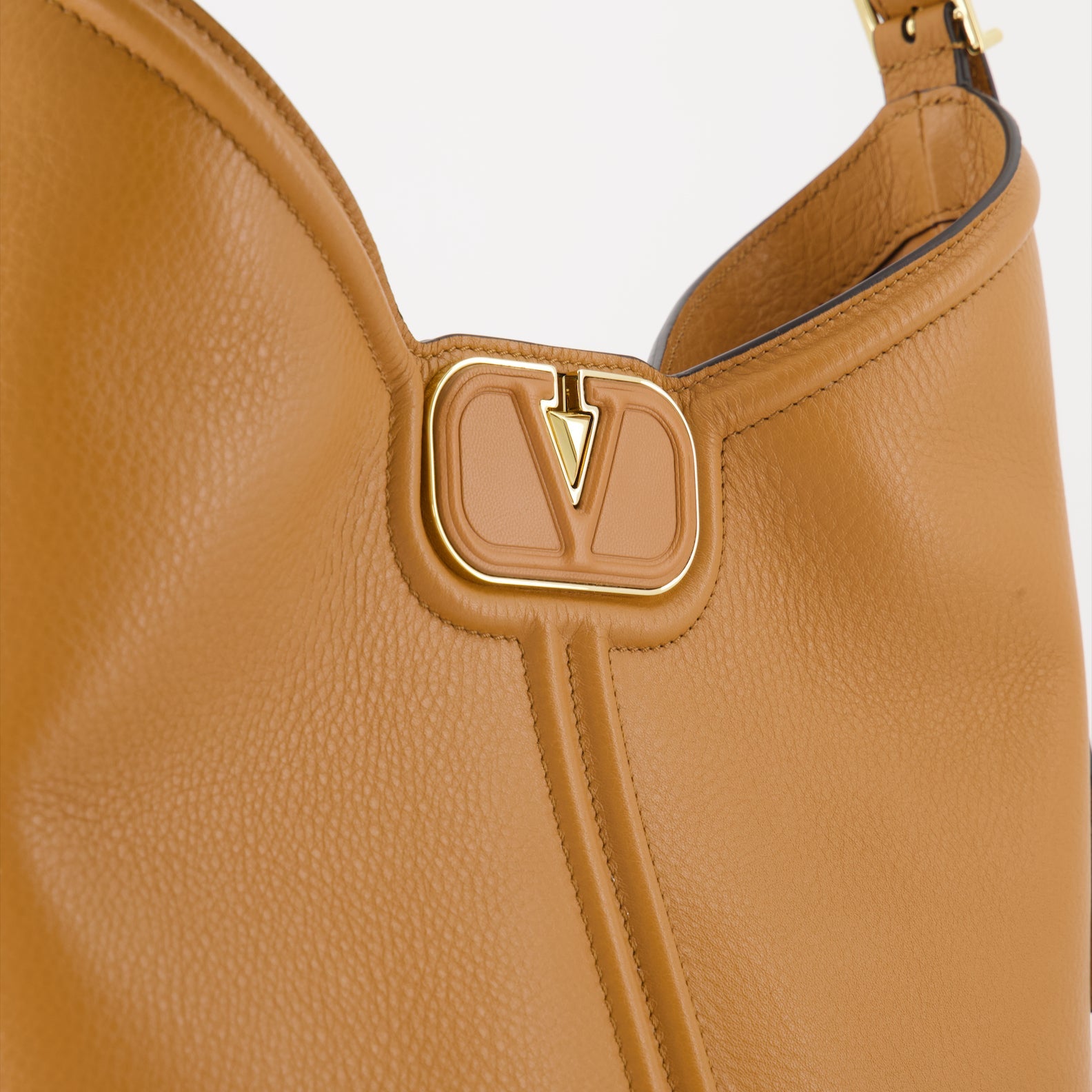 Valentino Garavani, VLogo bag, leather hobo bag, luxury accessories, designer handbag