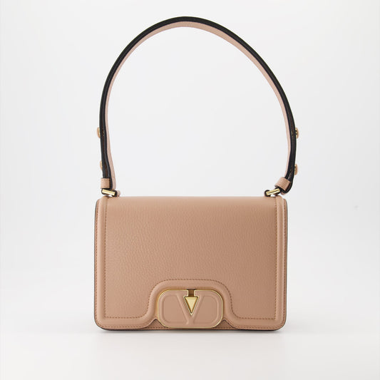 Valentino Garavani, VLogo, Leather Shoulder Bag, Luxury Handbags, Timeless Accessories