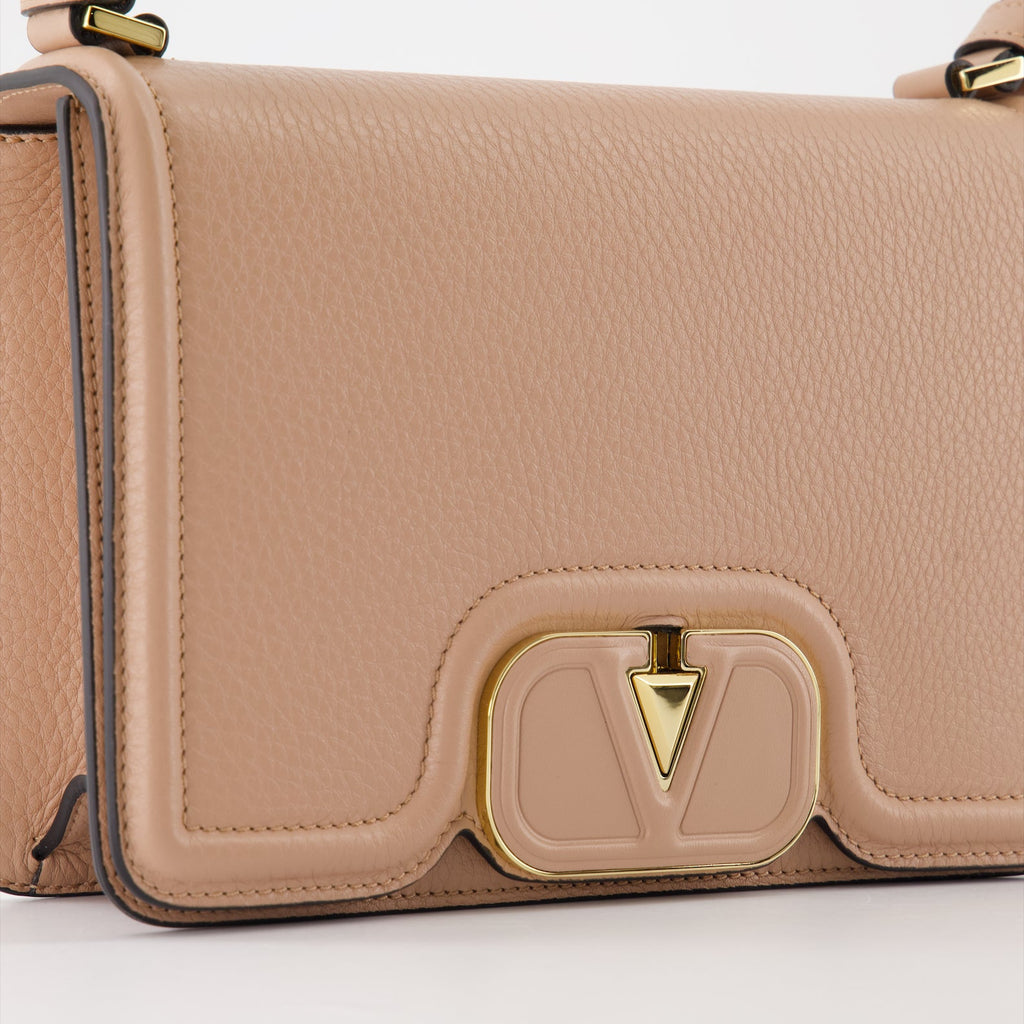 Valentino Garavani, VLogo, Leather Shoulder Bag, Luxury Handbags, Timeless Accessories
