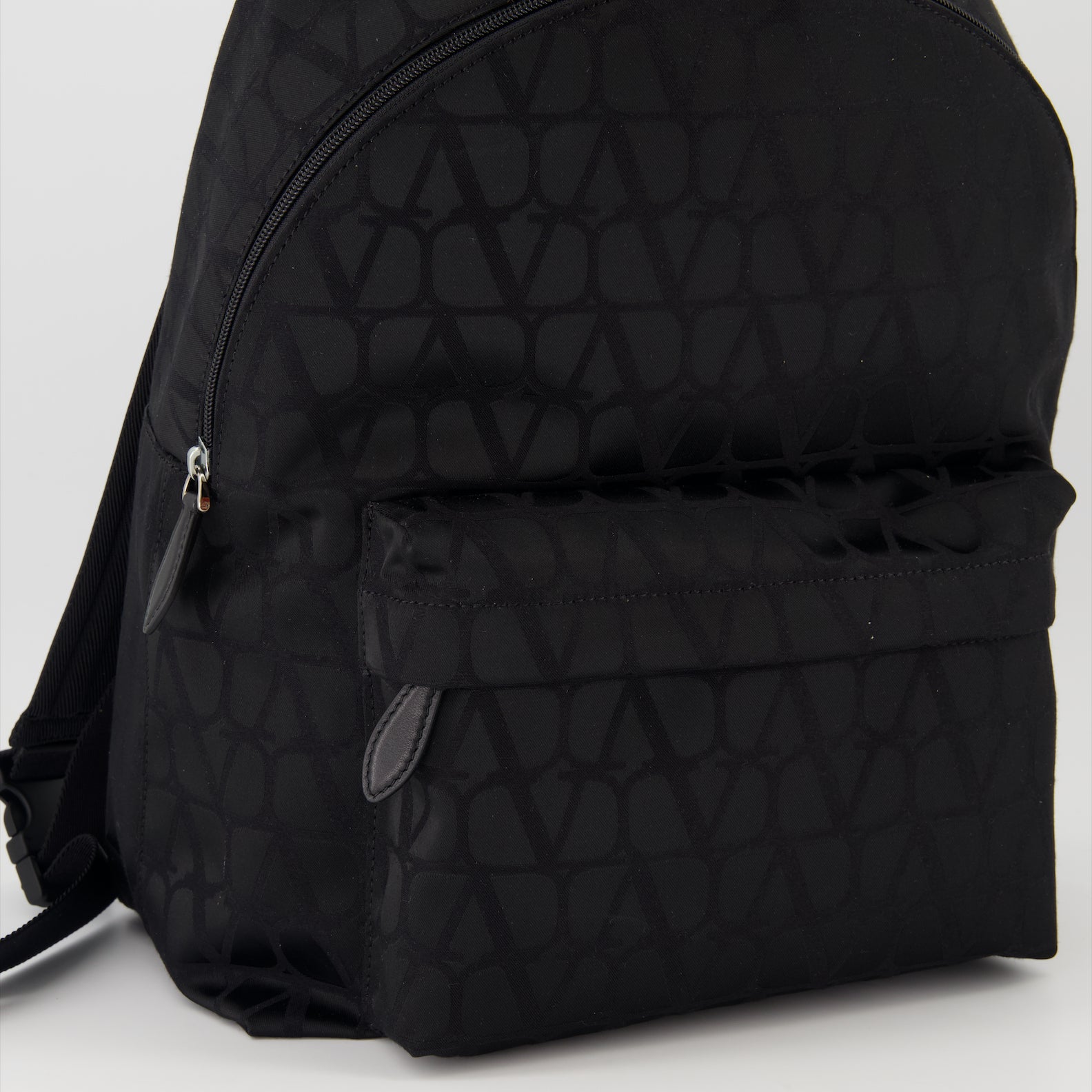 Valentino Garavani, monogram backpack, luxury accessories, VLogo backpack, premium canvas backpack