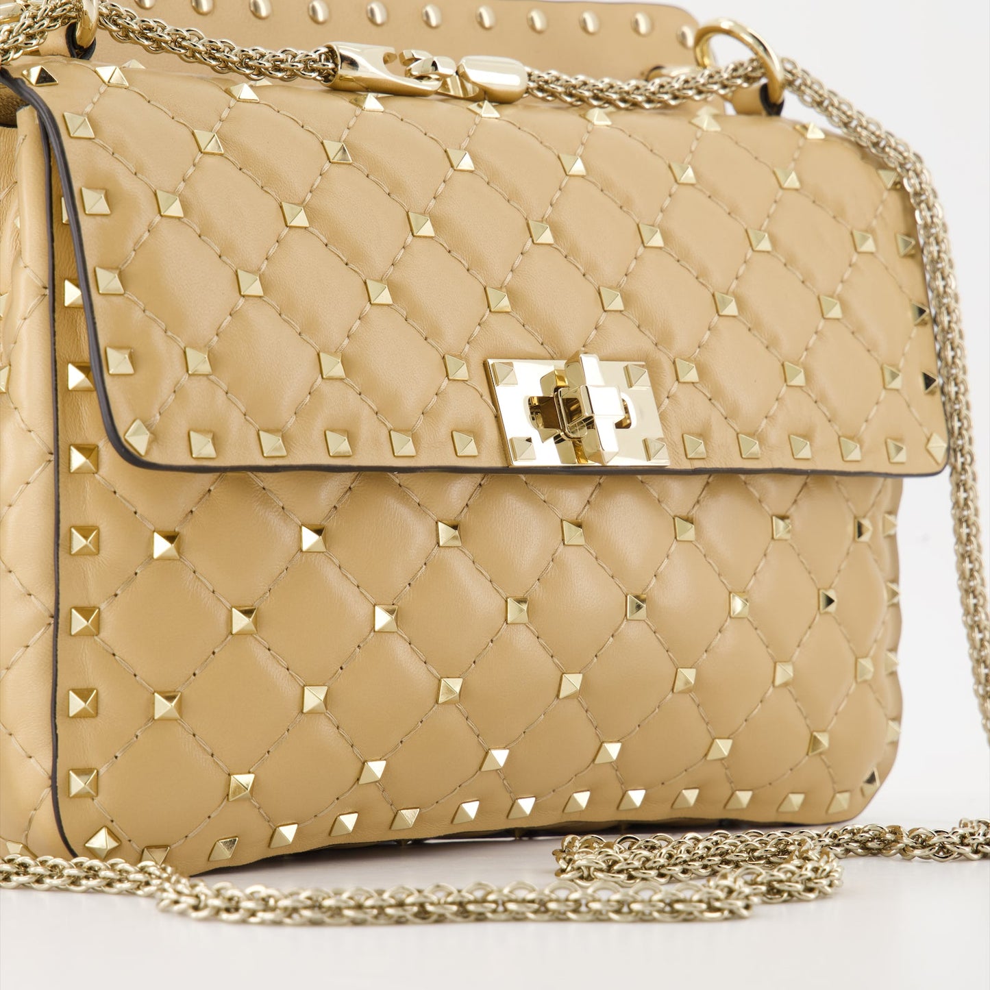 luxury handbag, Valentino Garavani, nappa leather bag, Spike handbag, designer accessories