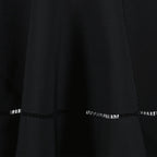 sleeveless long dress, black elegant dress, Victoria Beckham dress, luxury evening wear, sophisticated long dress