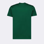 Dolce & Gabbana, logo T-shirt, green T-shirt, luxury casual wear, designer T-shirt