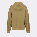 Beige hooded sweatshirt, Dolce & Gabbana hoodie, luxury casual wear, high-end sweatshirt, designer hoodie