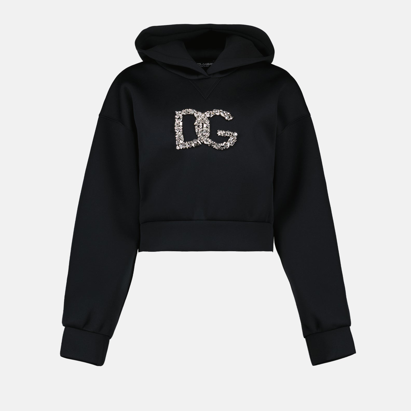 Dolce & Gabbana, Strass Hoodie, Luxury Fashion, Designer Hoodie, High-End Fashion