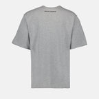 Dolce & Gabbana, grey T-shirt, logo T-shirt, luxury T-shirt, designer casual wear