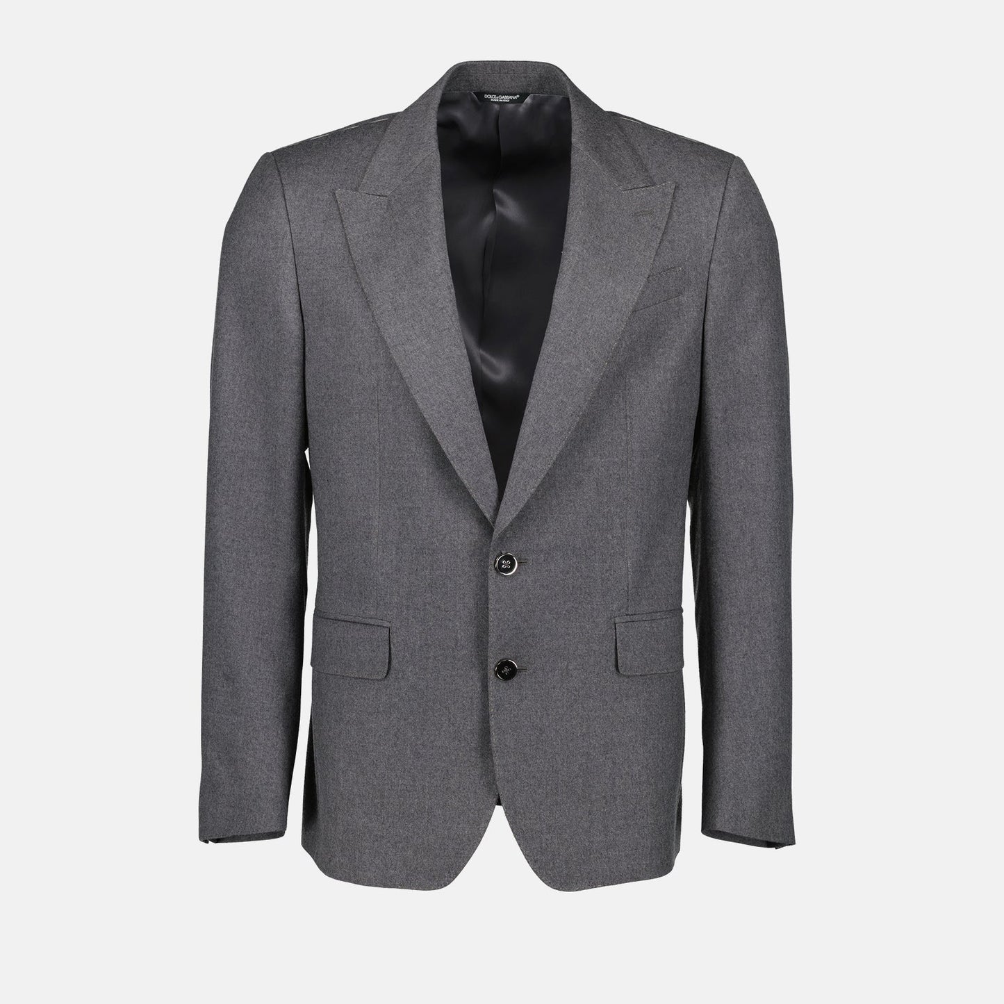 grey wool blazer, luxury blazer, Dolce & Gabbana blazer, formal blazer, tailored blazer