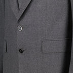 grey wool blazer, luxury blazer, Dolce & Gabbana blazer, formal blazer, tailored blazer