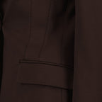 Dolce & Gabbana blazer, brown blazer, luxury menswear, high-end fashion, stylish blazer