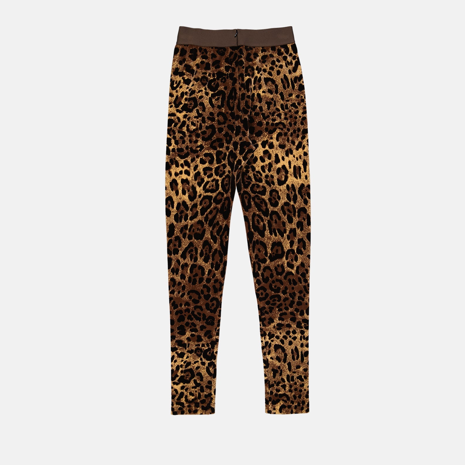 Dolce & Gabbana, leopard print leggings, luxury fashion, high-end leggings, stylish leggings