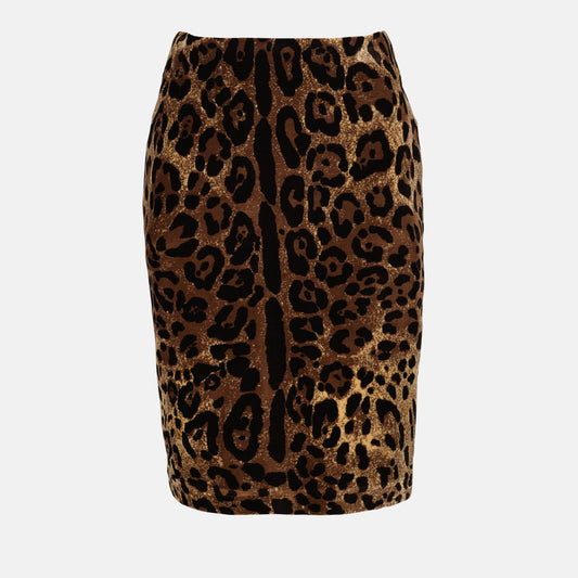 leopard print skirt, Dolce & Gabbana skirt, luxury fashion, leopard skirt, designer skirt