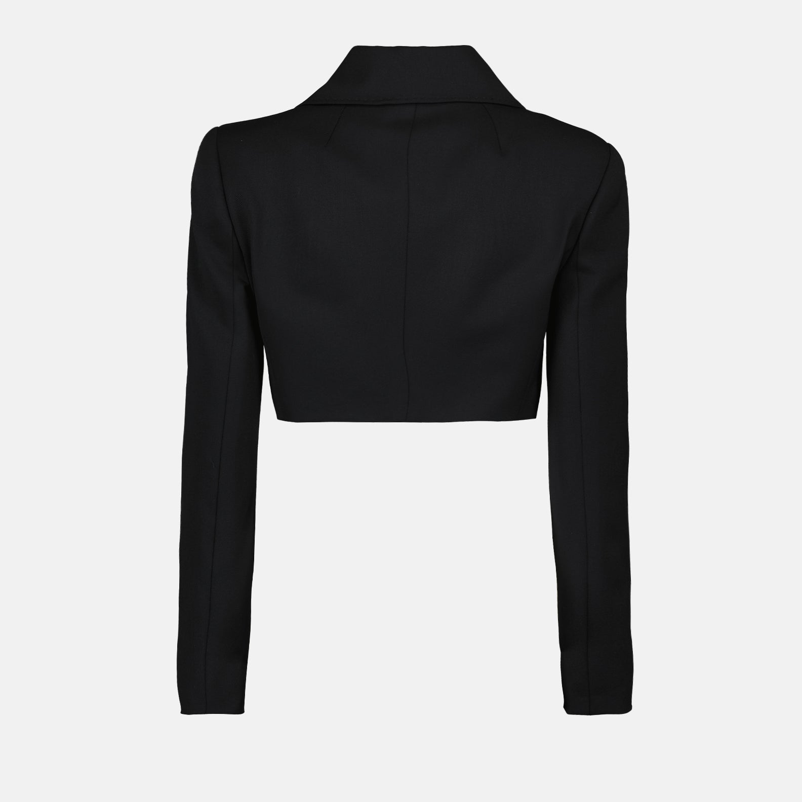 crop wool jacket, Dolce & Gabbana, luxury fashion, autumn wardrobe, tailored jacket