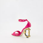 luxury sandals, Dolce & Gabbana, baroque design, leather shoes, high-end footwear