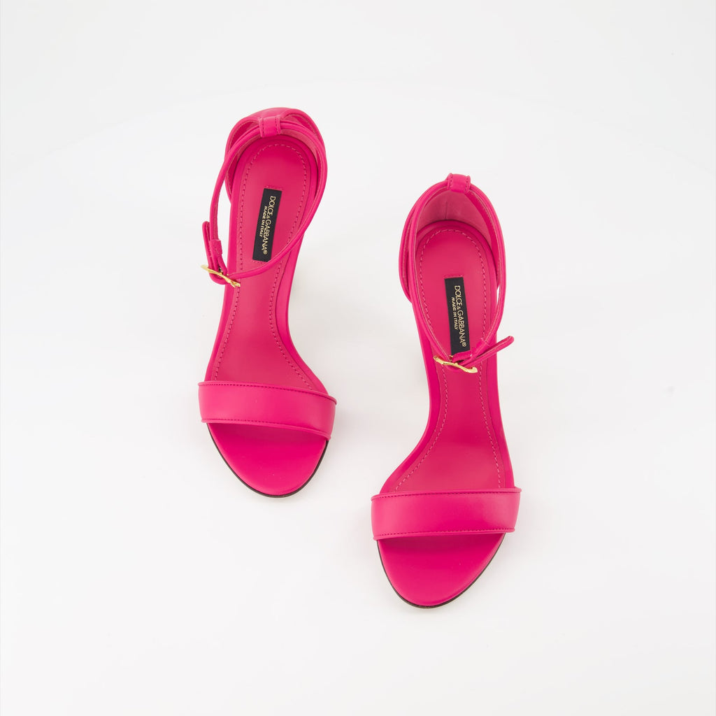 luxury sandals, Dolce & Gabbana, baroque design, leather shoes, high-end footwear