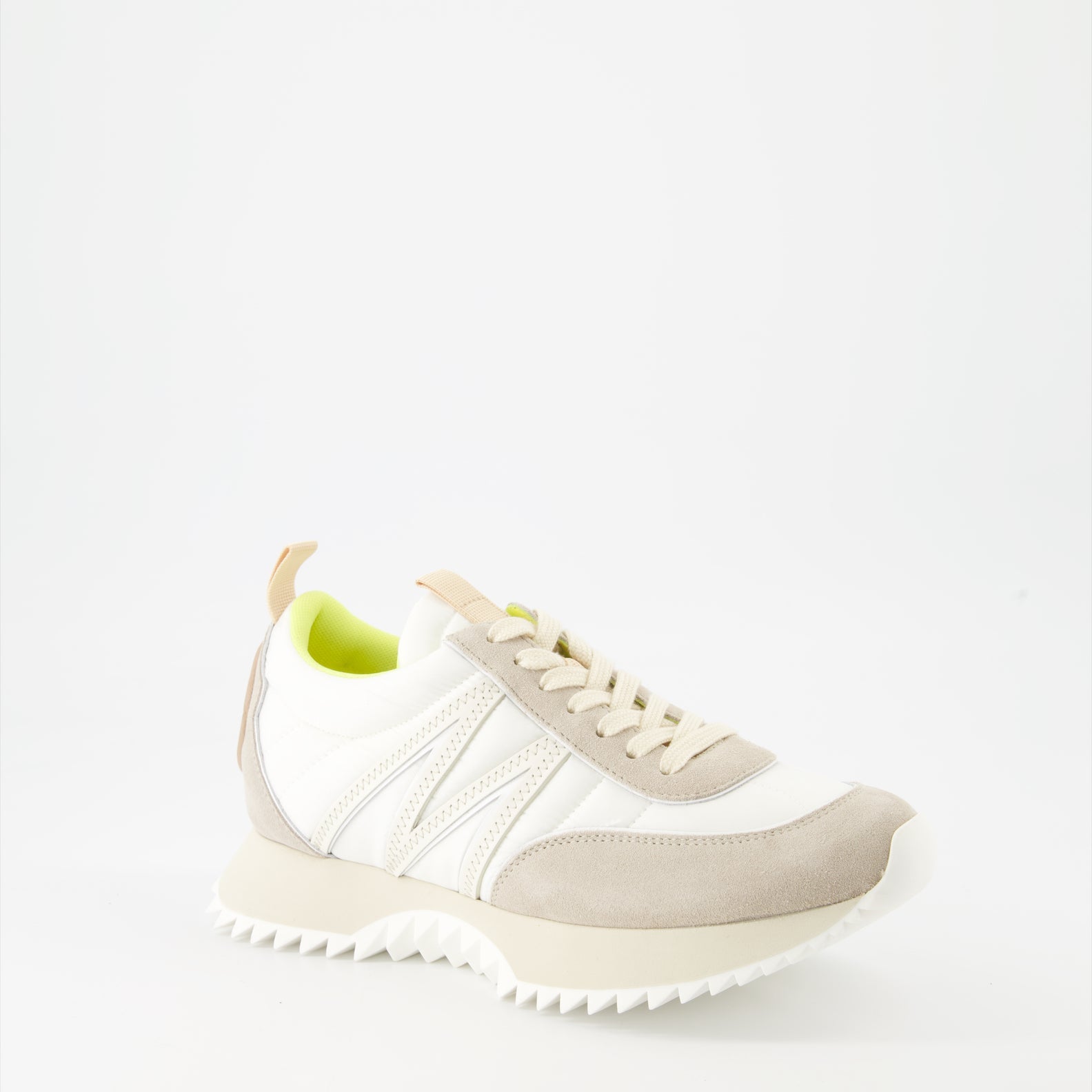 Moncler sneakers, luxury sneakers, nylon and suede sneakers, designer footwear, Pacey sneakers