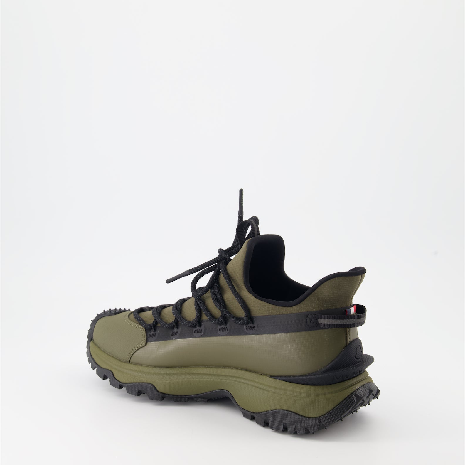 Trailgrip Lite2, luxury sneakers, lightweight comfort, khaki nylon sneakers, Moncler footwear