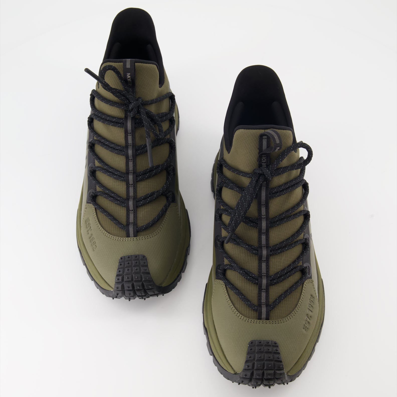 Trailgrip Lite2, luxury sneakers, lightweight comfort, khaki nylon sneakers, Moncler footwear