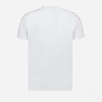 White T-shirt, Moncler, Logo T-shirt, luxury fashion, premium menswear