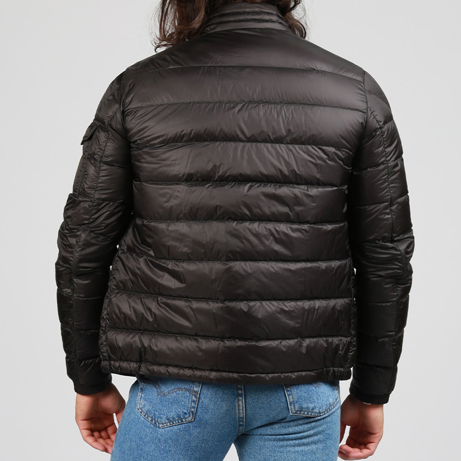 Moncler Agay Down Jacket, Luxury Winter Jacket, High-End Outerwear, Designer Down Jacket, Black Down Jacket