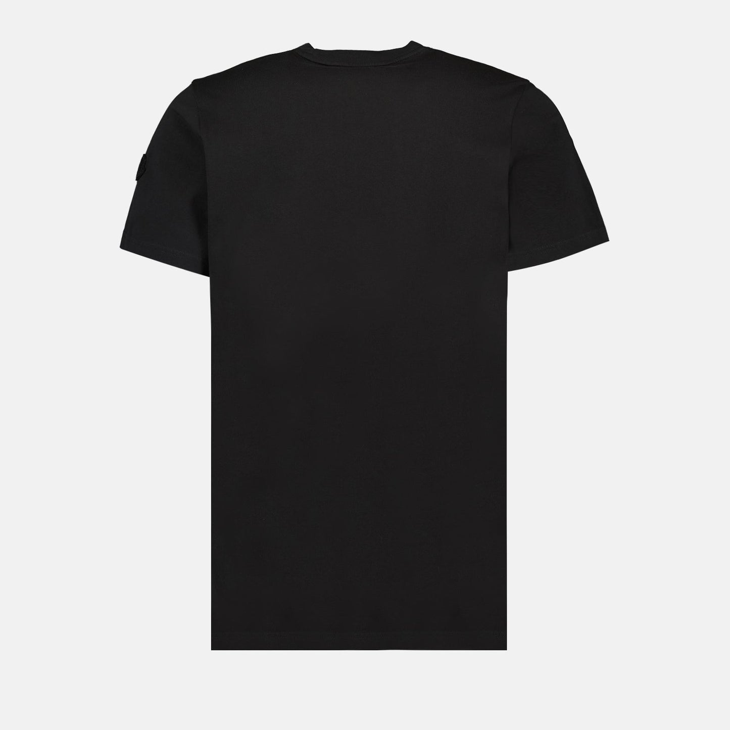 Moncler, logo T-shirt, luxury fashion, black T-shirt, designer wear