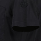 luxury T-shirt, black pocket T-shirt, Moncler shirt, designer casual wear, high-quality tee