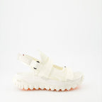 Image of Trailgrip White Sandals by Moncler for Women - Season Spring-Summer 2024 - Right Side View