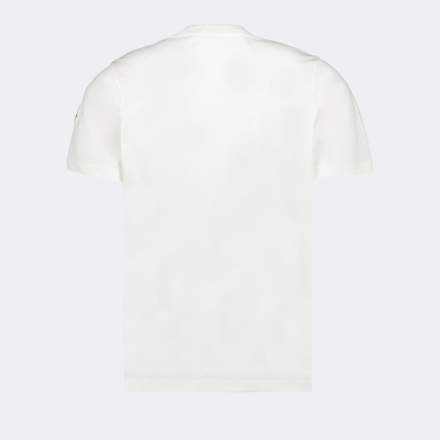 Moncler, White T-shirt, Luxury Fashion, Designer Clothing, Logo T-shirt