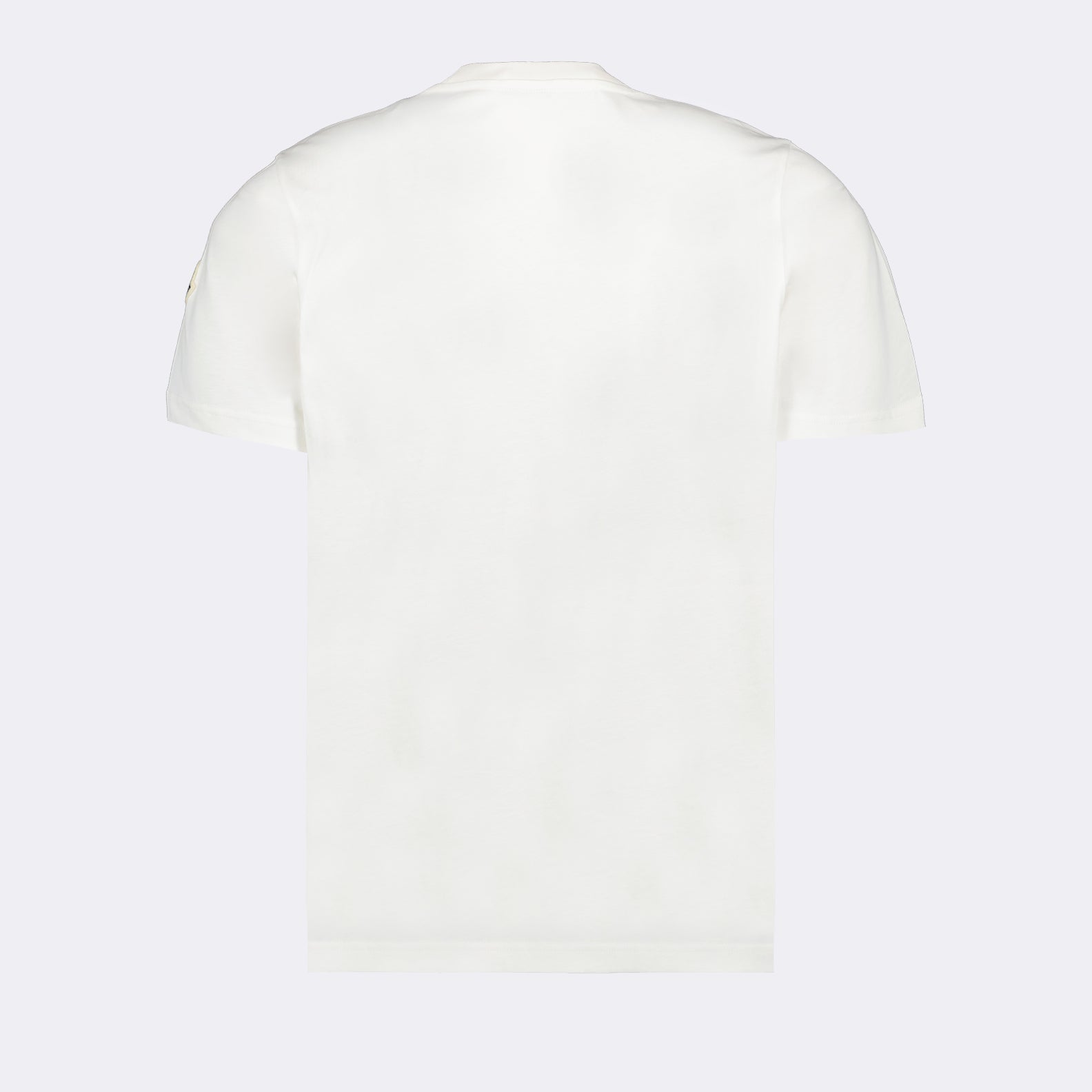 Moncler, White T-shirt, Luxury Fashion, Designer Clothing, Logo T-shirt