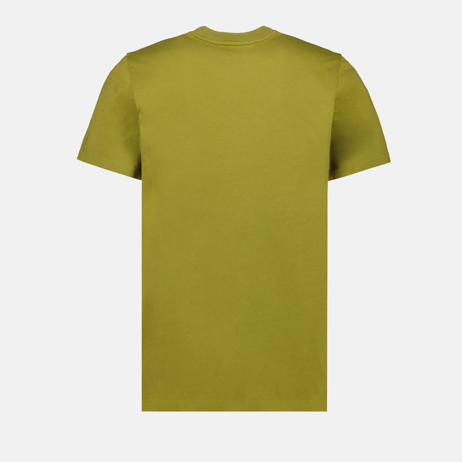 luxury t-shirt, khaki t-shirt, Moncler heart logo, high-end fashion, premium men's wear