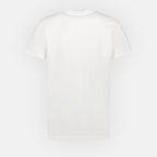 luxury T-shirt, Moncler T-shirt, white T-shirt, heart logo T-shirt, designer T-shirt