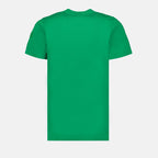 Moncler T-shirt, Green Logo Shirt, Luxury Menswear, Designer Casual Wear, High-End Fashion