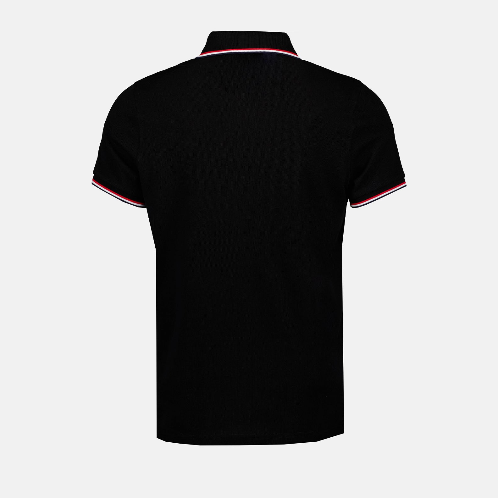 black polo, Moncler polo, luxury polo shirt, embroidered polo, designer menswear