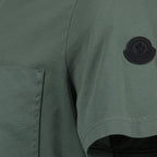 Green T-Shirt, Moncler, Luxury T-Shirt, Pocket T-Shirt, Men's Fashion