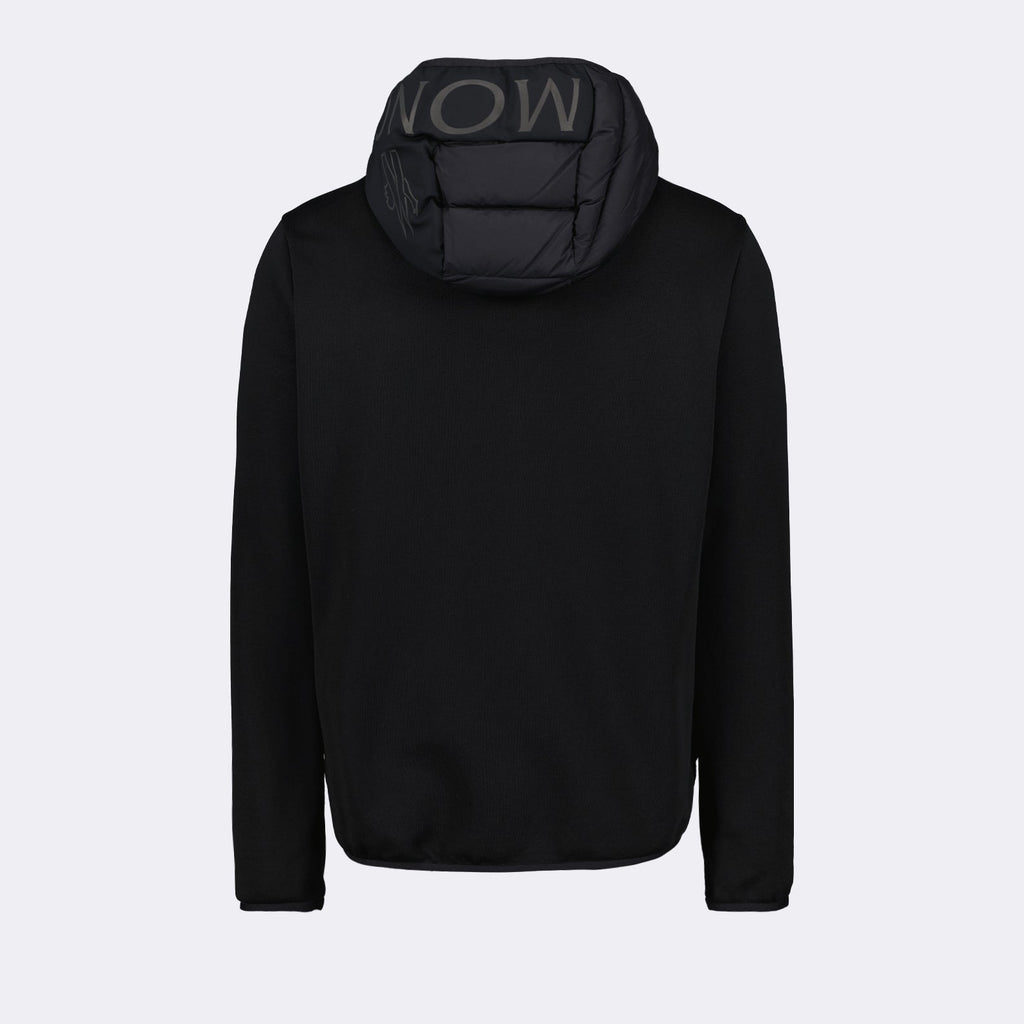 Versatile Bi-Material Nylon and Wool Jacket