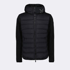 Versatile Bi-Material Nylon and Wool Jacket