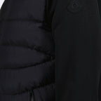 Versatile Bi-Material Nylon and Wool Jacket