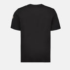 Moncler logo T-shirt, black T-shirt, cotton T-shirt, fashion for men, designer menswear