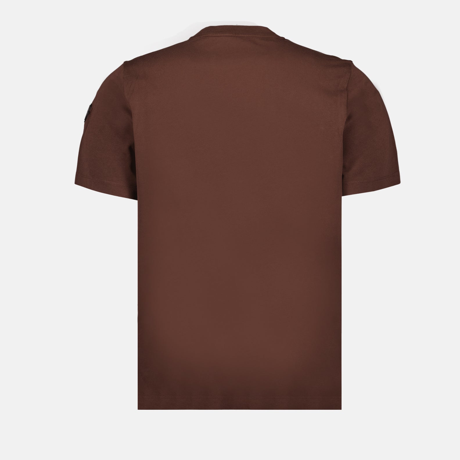 luxury t-shirt, Moncler, brown pocket tee, designer casual wear, premium menswear